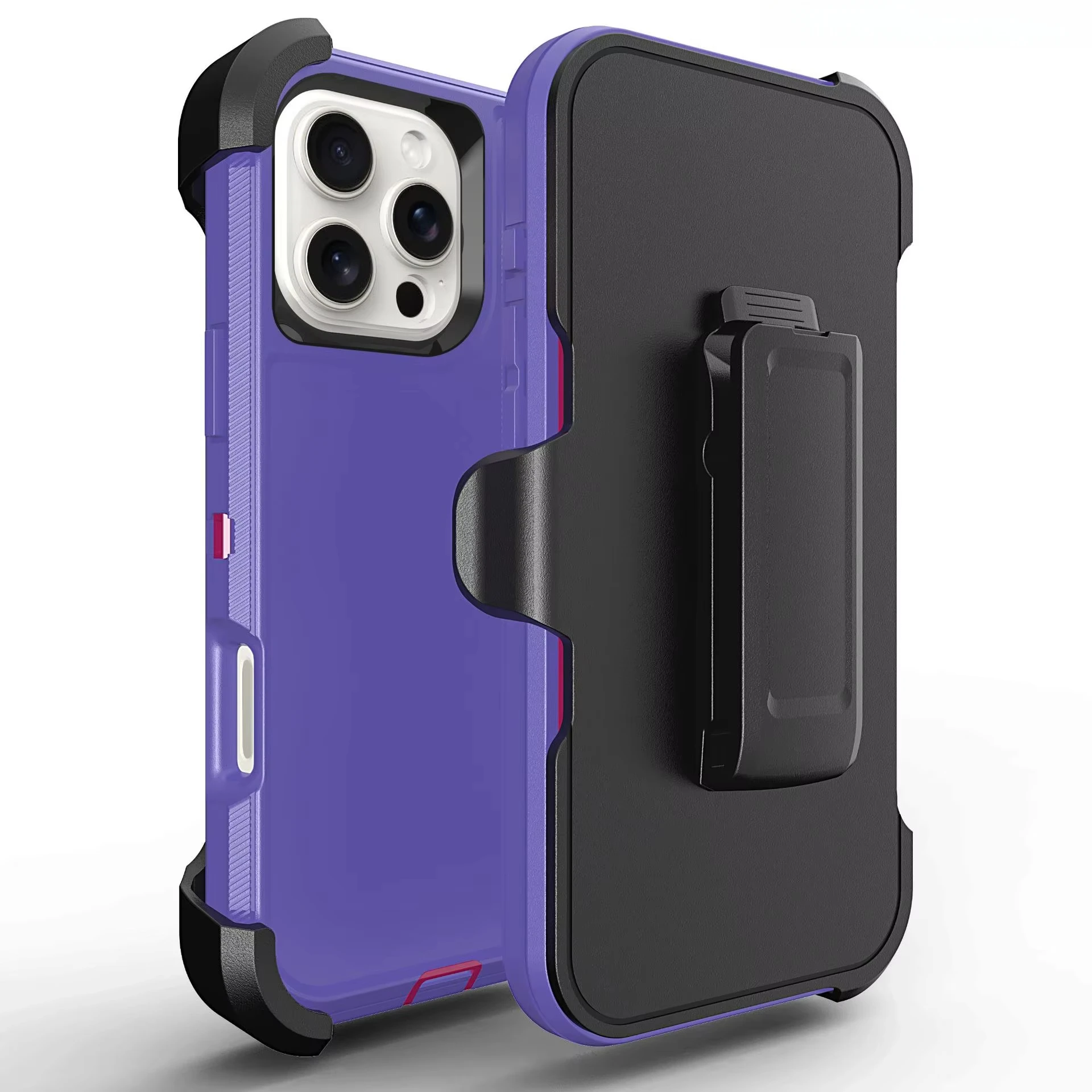 Heavy Duty Rugged Armor Shockproof Protective Case with Belt Clip