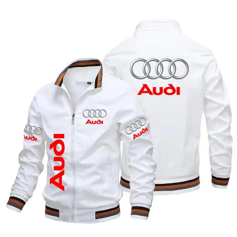 Audi Leather Jacket Back View