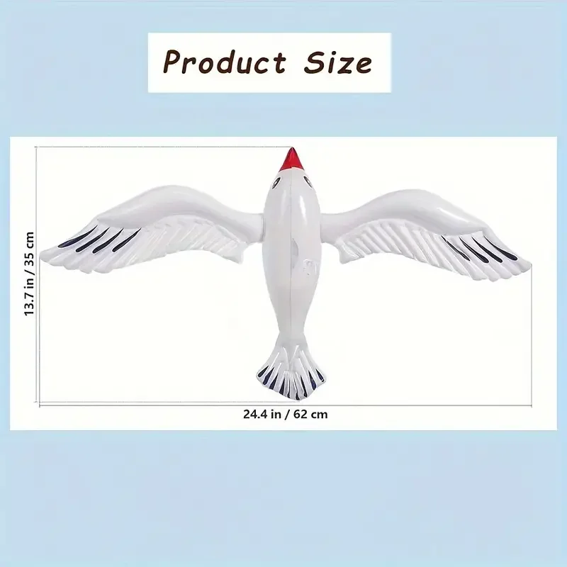 Inflatable Seagull Inflatable Parrot Inflatable Decoration Toy Inflatable Decoration Inflatable Toy Thickened Environmentally Friendly PVC Inflatable Toy Children's Toy
