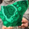 Natural Malachite Crystal Quartz Cluster Coarse Mineral Specimens Reiki Healing 5
