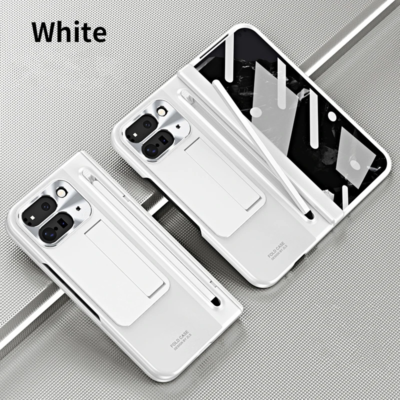 Foldable Hinge Protection Case with S Pen Stylus and Screen Protector