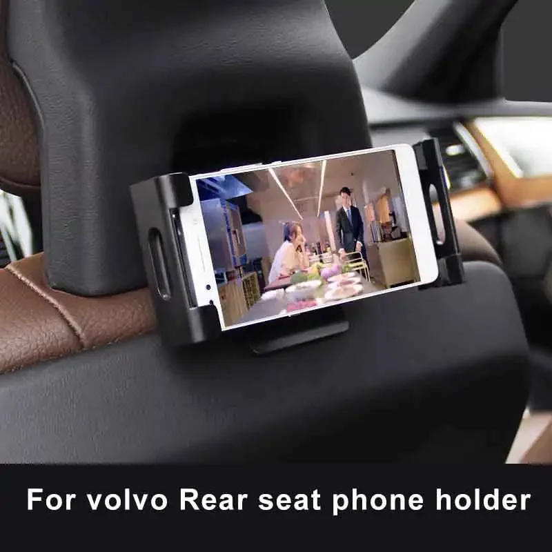 자동차 뒷좌석 아이패드 휴대폰 거치대 마운트 액세서리 부품, 볼보 xc60 xc90 s90 v90 s60 v60 v90CC v60CC 용 1 세트