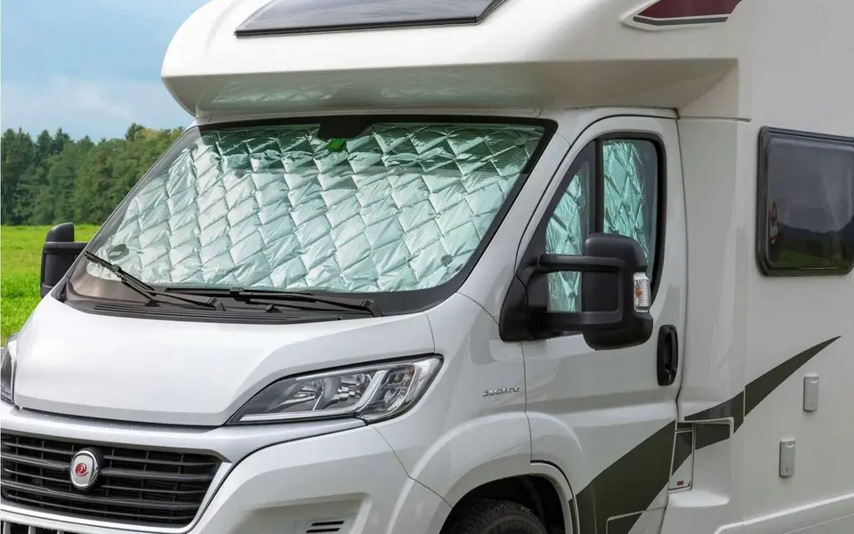 Sonnenschutz Auto Für FIAT Ducato - Thermomatten Frontscheibe & Seitenfenster