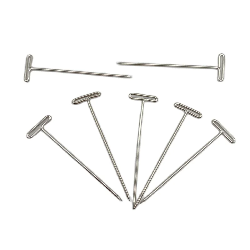 Wig making t pins 50 pcs/Lot 5.5 cm length T shape needle t pins for wig making
