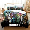 ROBLOX Game Surrounding Children's Anime Student Dormitory Bed Sheet Quilt Cover Three-piece Home Bed Three-piece Set Boys Girls 3