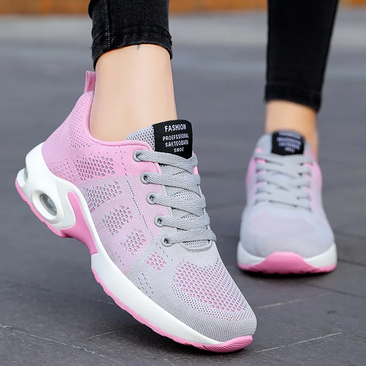 Women's Shoes 2023 Spring New Women's Shoes Large Size Running Shoes Air Cushion Shoes Casual Sports Shoes Women