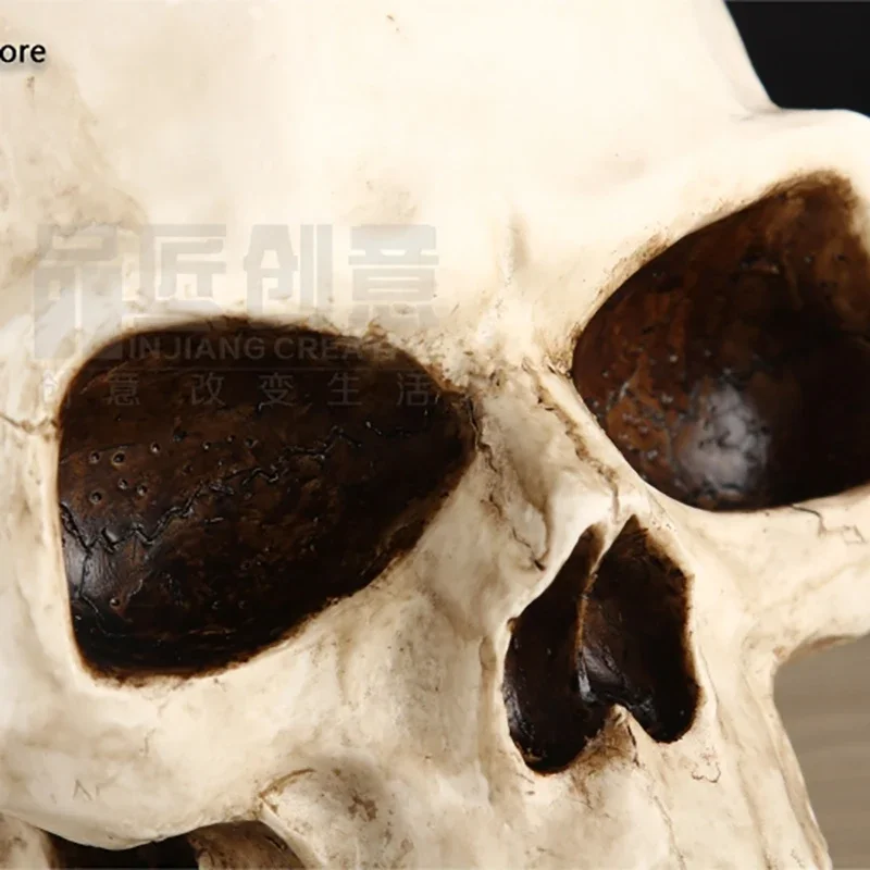 Skull Piggy Bank Creative Retro Piggy Bank for Adults Paper Money Cash American Large Coin Box Money Bank Birthday Gift 6