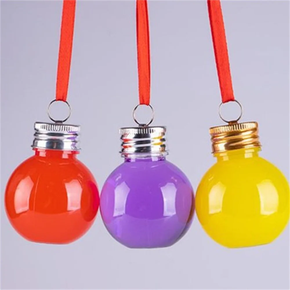 Christmas Decoration Ball Plastic Bottle Xmas Tree Hanging Pendant Home Outdoor Festival Decor Ornaments