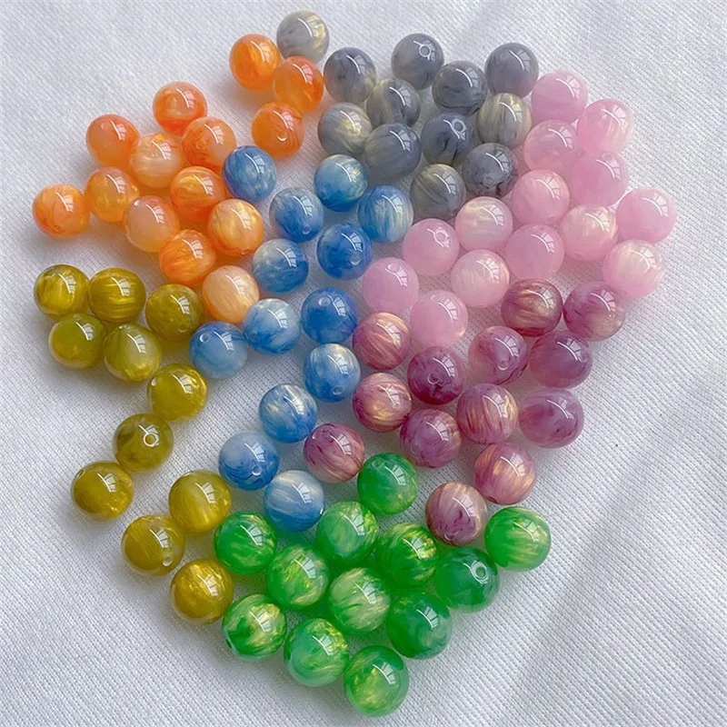 

New style 50pcs/lot 16mm color print geometry rounds shape resin Straight holes beads diy jewelry earring/bracelet accessory