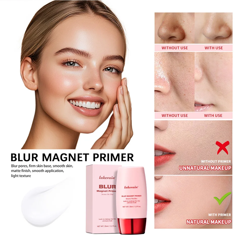 Description Picture 4 of itemBlur Magnet Primer Base Makeup Natural Matte Make Up Foundation Blur Primer Pores Invisible Even Skin Tone Facial Base Cosmetics