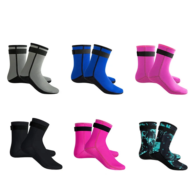 Neoprene Diving Long Tube Waterproof Antiskid Wear-Resistant Surfing Swimming Socks Beach Water Sports Snorkeling Boots 5