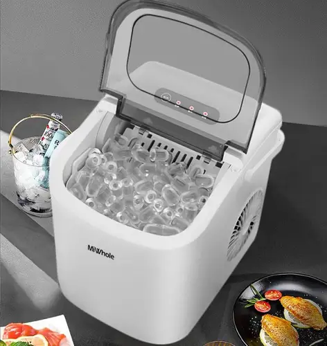 MIWHOLE HAB-16M 아이스 메이커 전기 총알 원통형 아이스 머신 자동 가정용 미니 아이스 머신 밀크 티 제빙기 3