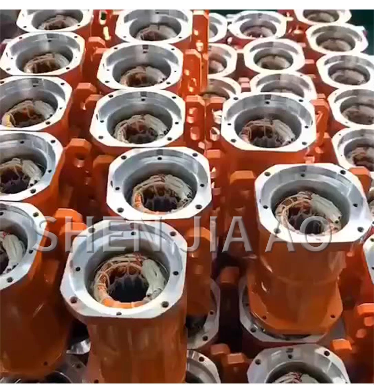 60W 220V Vibrating Motor Adjustable Speed for Feeding Machine, Shotcrete Machine