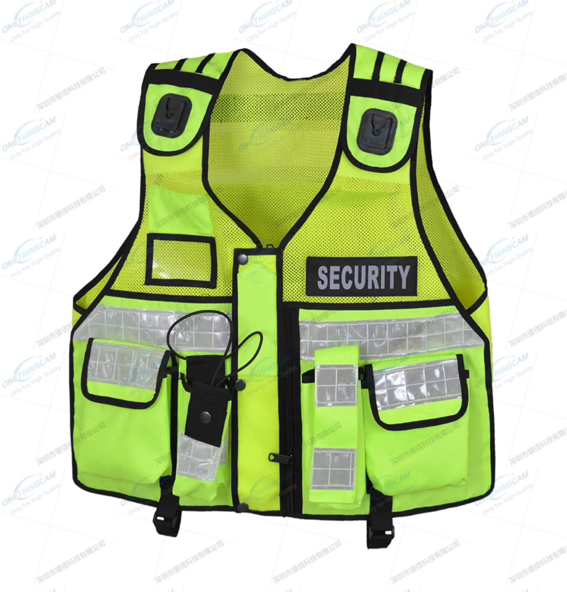 

Hi Viz Tactical Vest Security Reflective Safety Vest With For Enforcement With Pockets Tactical Vest(Green)