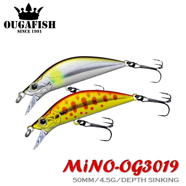 2023 Fishing Lure Minnow 50mm 4.5g Sinking Small Mino Full Water