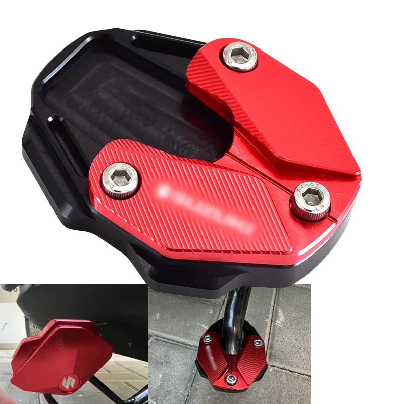 

Подходят для Suzuki UY125 UU125 UE125 мотоциклетная качественная CNC алюминиевая ножная боковая Скоба усилитель опорная пластина Скоба Rxpansion Pad
