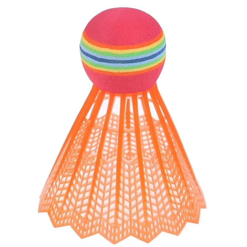 A Set Game Sports Big Head Color Badmintons Rainbow Plastic Tennis Mixed Children Adults Children'S Patting Indoor Special China badminton shuttlecock badminton ball feather shuttlecock