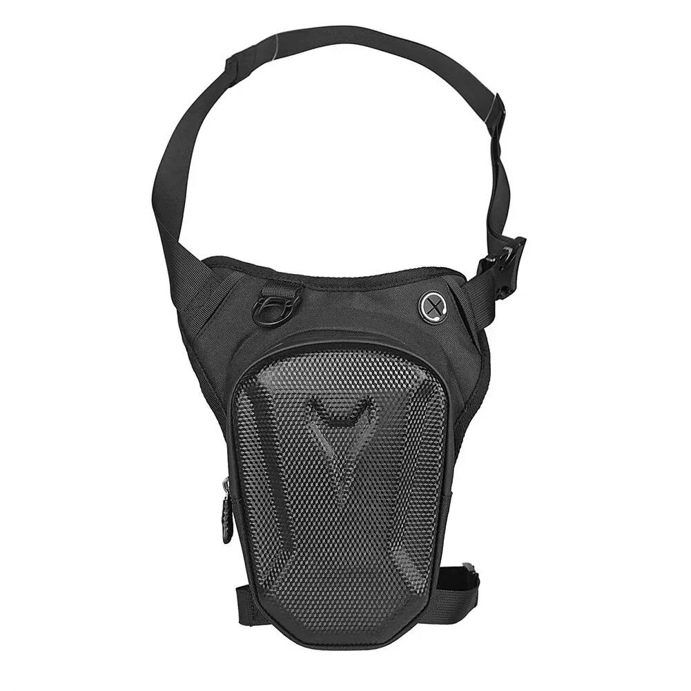 Borsa laterale per gamba da moto EVA guscio rigido marsupi casual da esterno borsa per cellulare per moto marsupio per anca - immagine 2