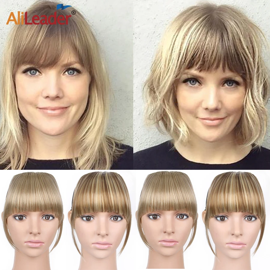 Systematisch deelnemen reservoir Alileader Nieuwe Synthetische Stompe Pony Zacht Licht Haar Pony Clip Op Haar  Stijl Extensions Valse Fringe Meer Duurzaam Rechte Bang|Synthetische pony's|  - AliExpress