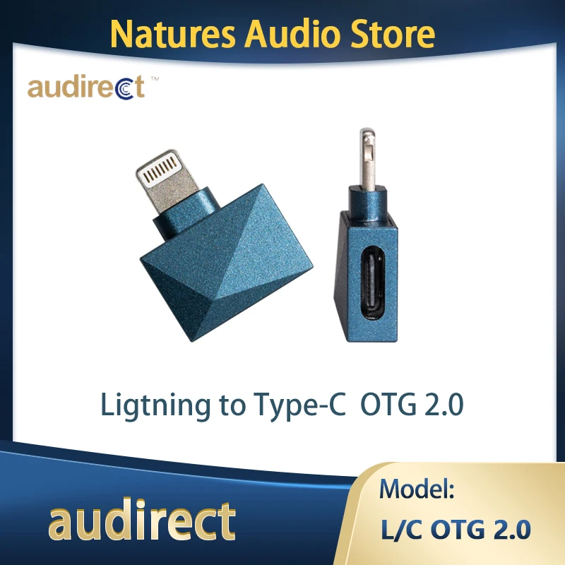 

Audirect L/C OTG 2,0 USB OTG с разъемом Lightning на Type C для iPhone DAC Декодер Усилитель для наушников