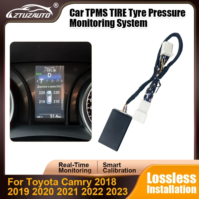 TPMS Tire Digital LCD Display Auto Security Alarm Tyre Pressure Monitor System For Toyota Camry