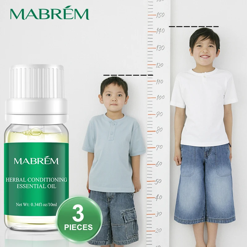 3pcs Mabrem Essential Oil Conditioning Body Grow Taller Increase Height