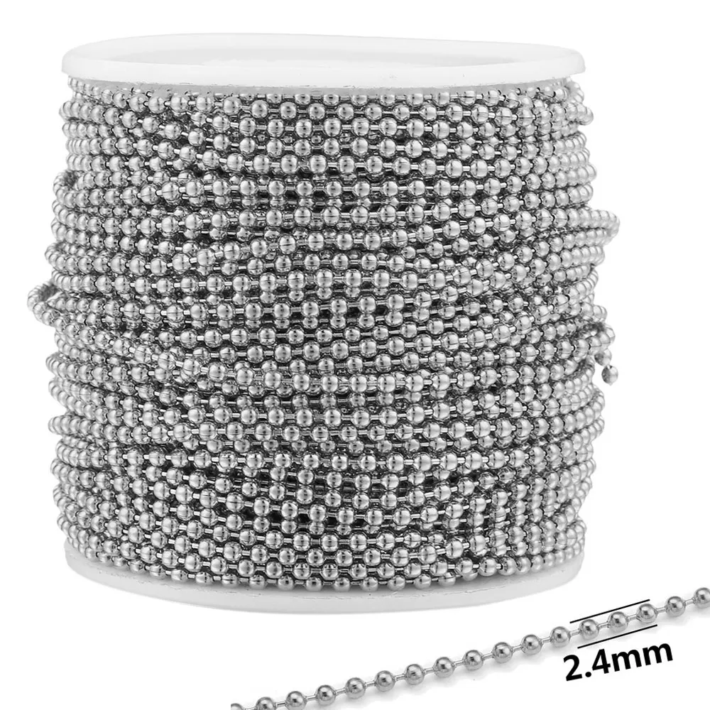 2 m Edelstahl-Kabelketten für DIY-Schmuckherstellung, DIY PVD vergoldete Kette für Halskette, Armband, Schmuckzubehör – Detail 28
