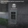 2 Wire Video Intercom System 7" IPS LCD Screen Night Vision RFID Unlock Smart Wifi Video Doorbell 1080P Video Phone 4