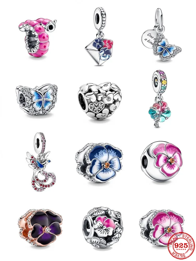 100% Plata Auténtica 925, Abalorios Clásicos De Ojo De Diablo Para Mujer, Aptos Para Pulseras Qikaola Originales, Fabricación De Joyas Finas DIY