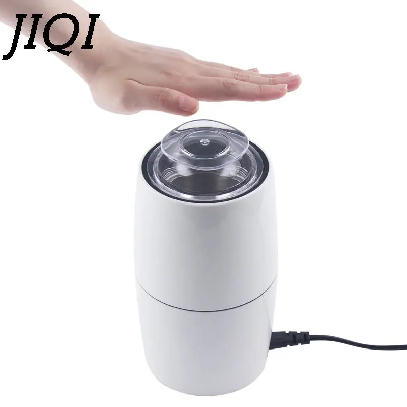 JIQI Electric Stainless Steel Coffee Bean Herbs Nuts Grinder Home Grinding Milling Machine Rapid Coffee Mill Crusher Accessories 2
