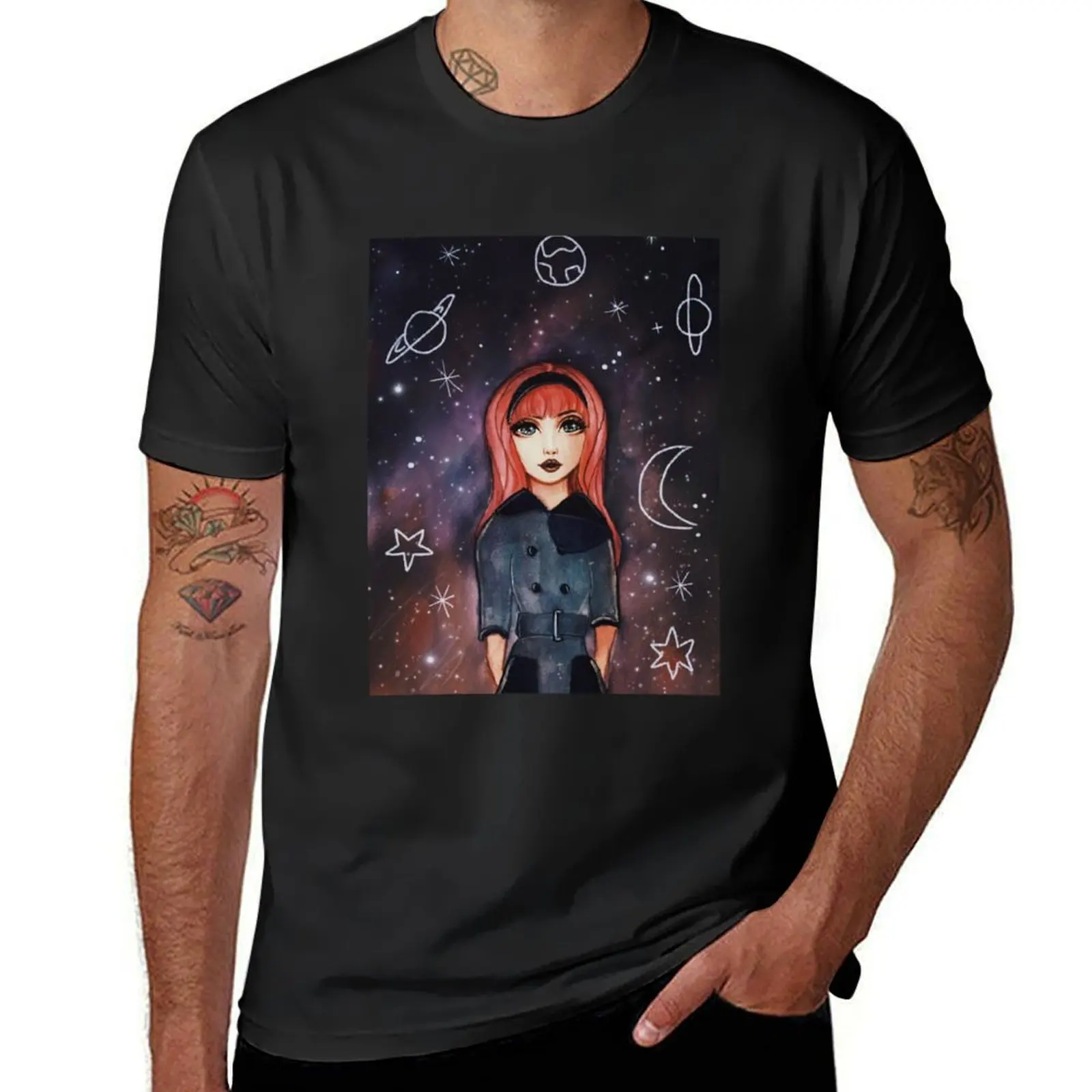 

Cosmic Dreams T-Shirt anime clothes for a boy quick-drying men clothings