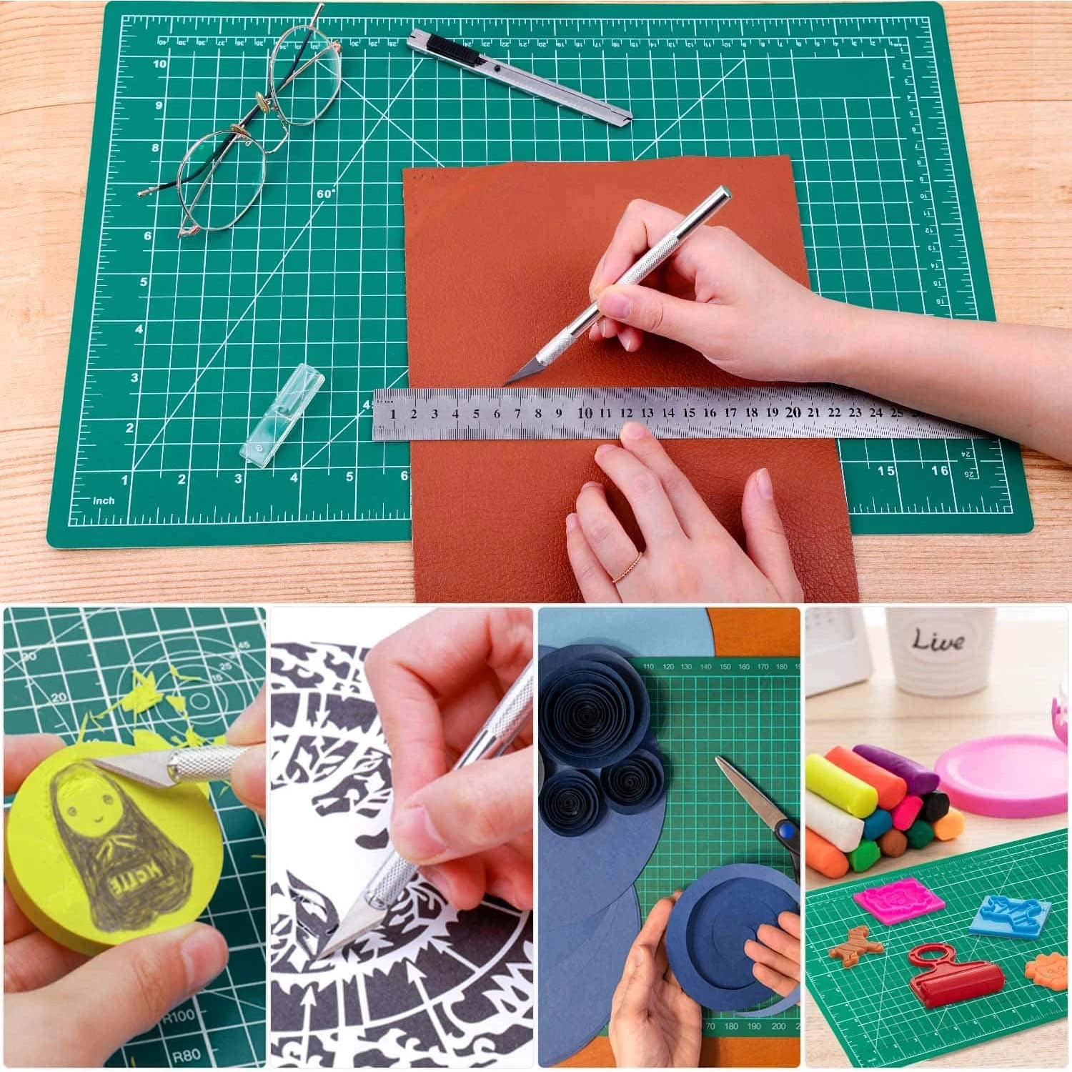 A5 Cutting Mat Self-Healing Double-Sided Eco-Friendly Durable