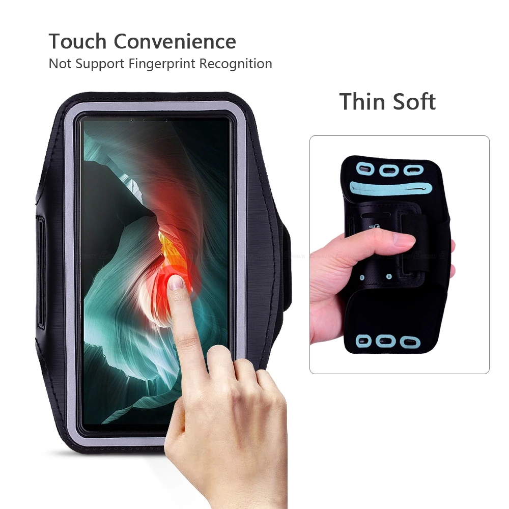 Durable Sports Armband for Running, Cycling, and Gym Workouts - Universal Phone Holder for Active Lifestyles