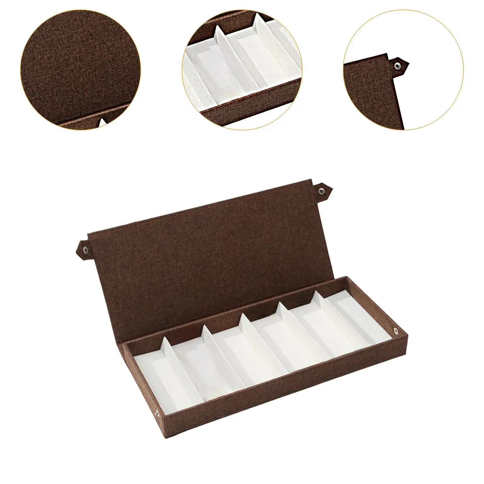 Glasses Display Box Eyeglasses Organizer Portable Glasses Storage Box Showcase