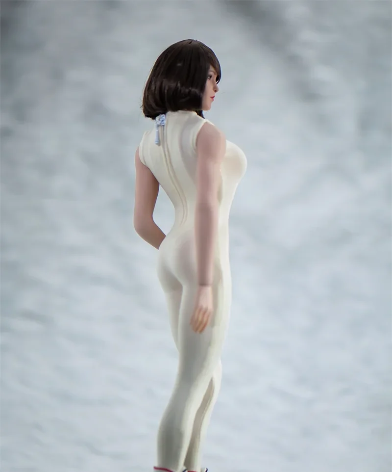 Soldier Sleeveless Tight Fitting Jumpsuit Model 1/6 Scale for 12'' Female Tbl(only Jumpsuit)