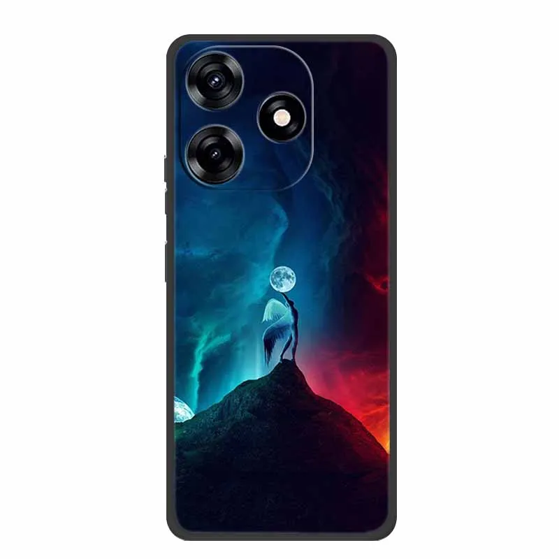 Enhanced Shockproof Black Silicone Phone Case - Stylish & Durable Back Cover Coque