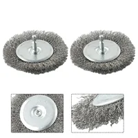 Jeu de brosses métalliques de rechange pour brosse à Joint électrique, 2 pièces, pour EFB 400 Blister contre les mauvaises herbes, pièces d'outils pour coupe gazon 3