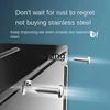 L'm'm Household Small Kitchen Stainless Steel Desktop Wall Hanging Tableware Bowl Chopsticks Cup 2