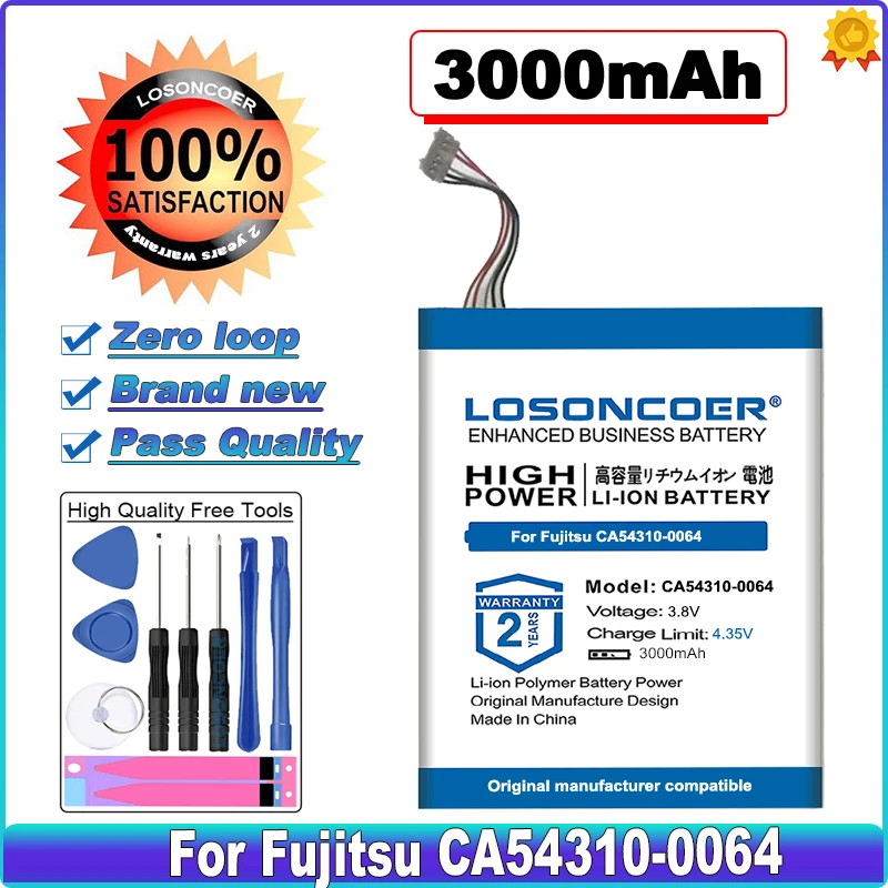 

LOSONCOER High Capacity Battery 3000mah CA54310-0064 Battery for CA54310-0064 Rechargeable Polymer Battery+Number Tracking