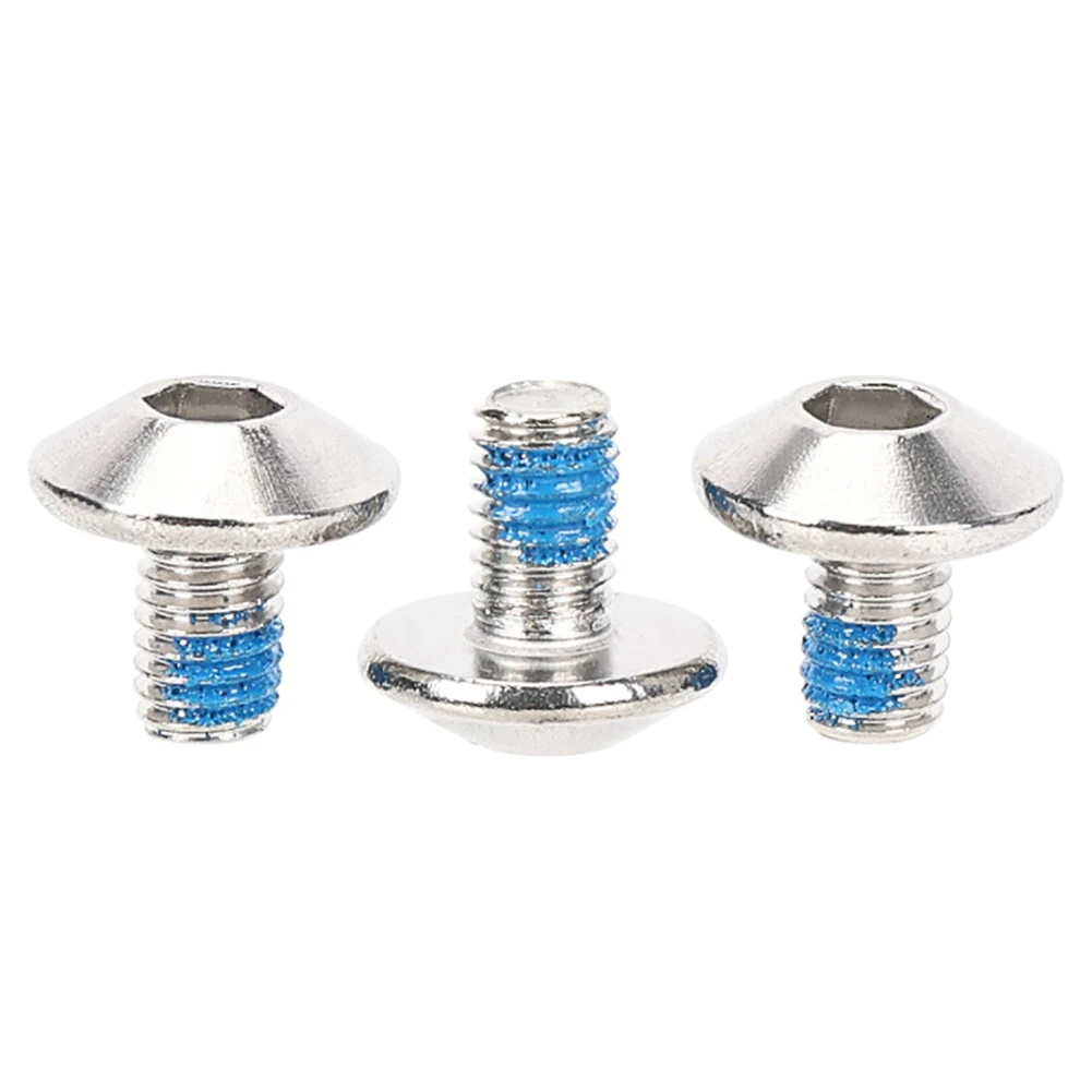 

Bicycle Screws Bicycle Cleat Bolts Silver Color Stainless Steel Bolts Cycling Cycling Screws For-Shimano SPD-SL M5x8mm