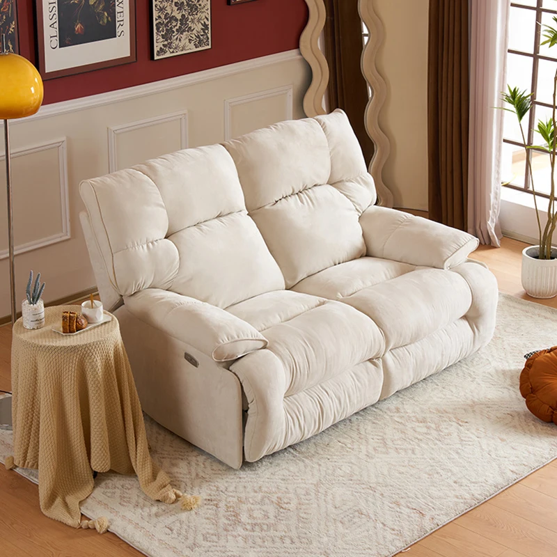 

White Luxury Living Room Sofa Recliner L Shape Bedroom Home Living Room Sofas Lazy Wohnzimmer Sofas Interior Decoration