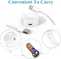 New Portable for Samsung Watch 7 Wireless Magnetic Charger Type C Port Dock Charging for Galaxy Watch 7 6 5 4 3 Universal Ultra 2