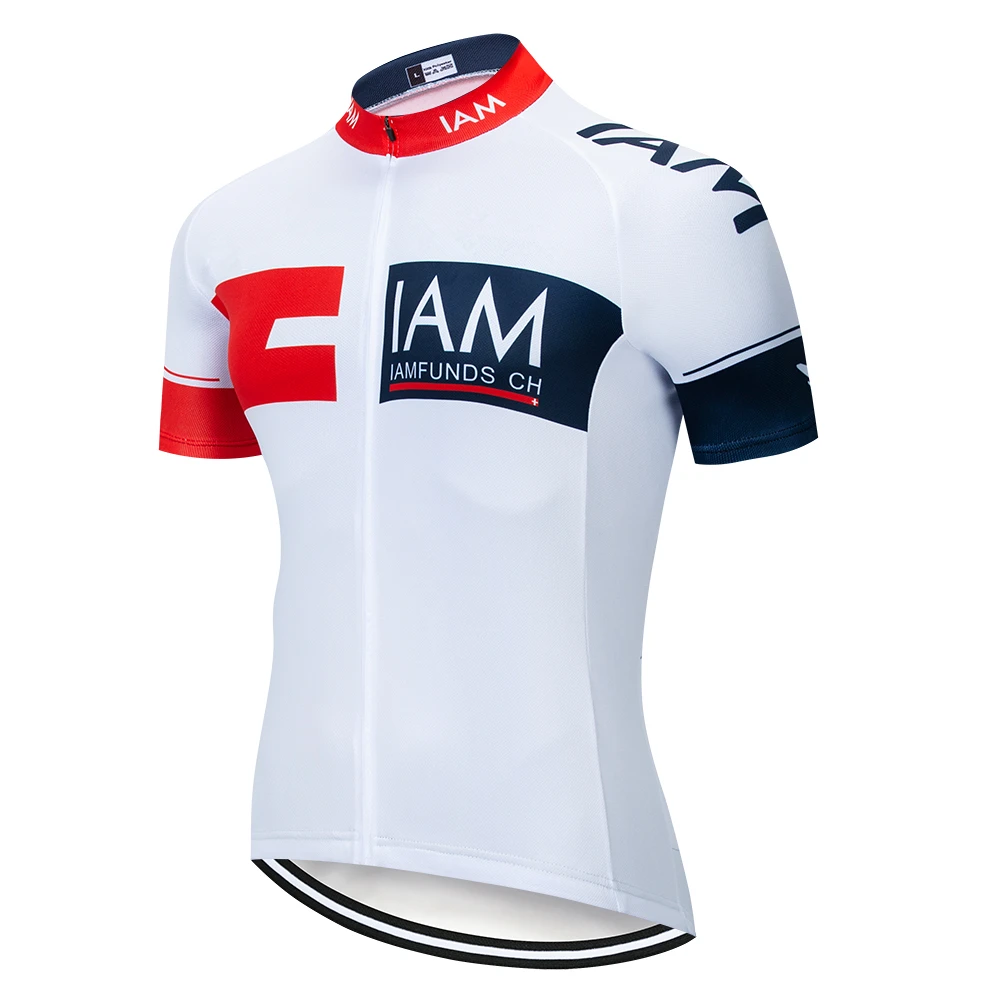 2024 IAM Man Team Cycling Jersey Cycling jacket Bicycle Bicycle Short Sleeve Cycling Clothing Bike Ciclismo Cycling Jersey 3