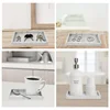 Multi-Purpose Silicone Vanity Tray For Bathroom Dressing Table Organize Soap Shampoo Perfume Jewelry 3
