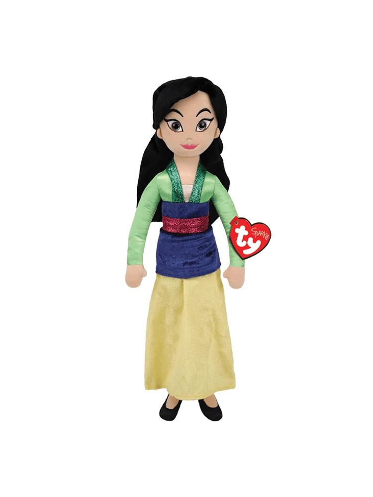 Ty Mulan prenses DISNEY Kawaii kız peluş oyuncak sevimli bebek doğum günü  hediyesi hatıra 40cm - AliExpress