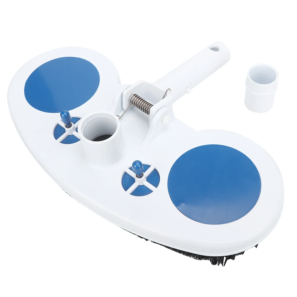 13in Professional Pool Cleaning Kit Pool Suction Head Pond Cleaning Accessory fit for 1.25in and 1.5in vacuum tube