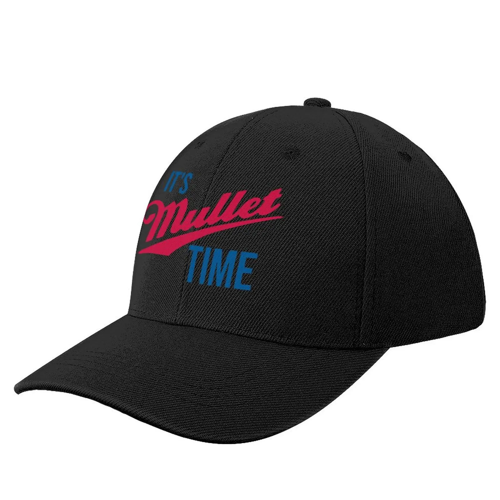 

It's Mullet Time, Funny Mullet Baseball Cap western hats New In The Hat Anime Hat Dropshipping Cap Woman Men's