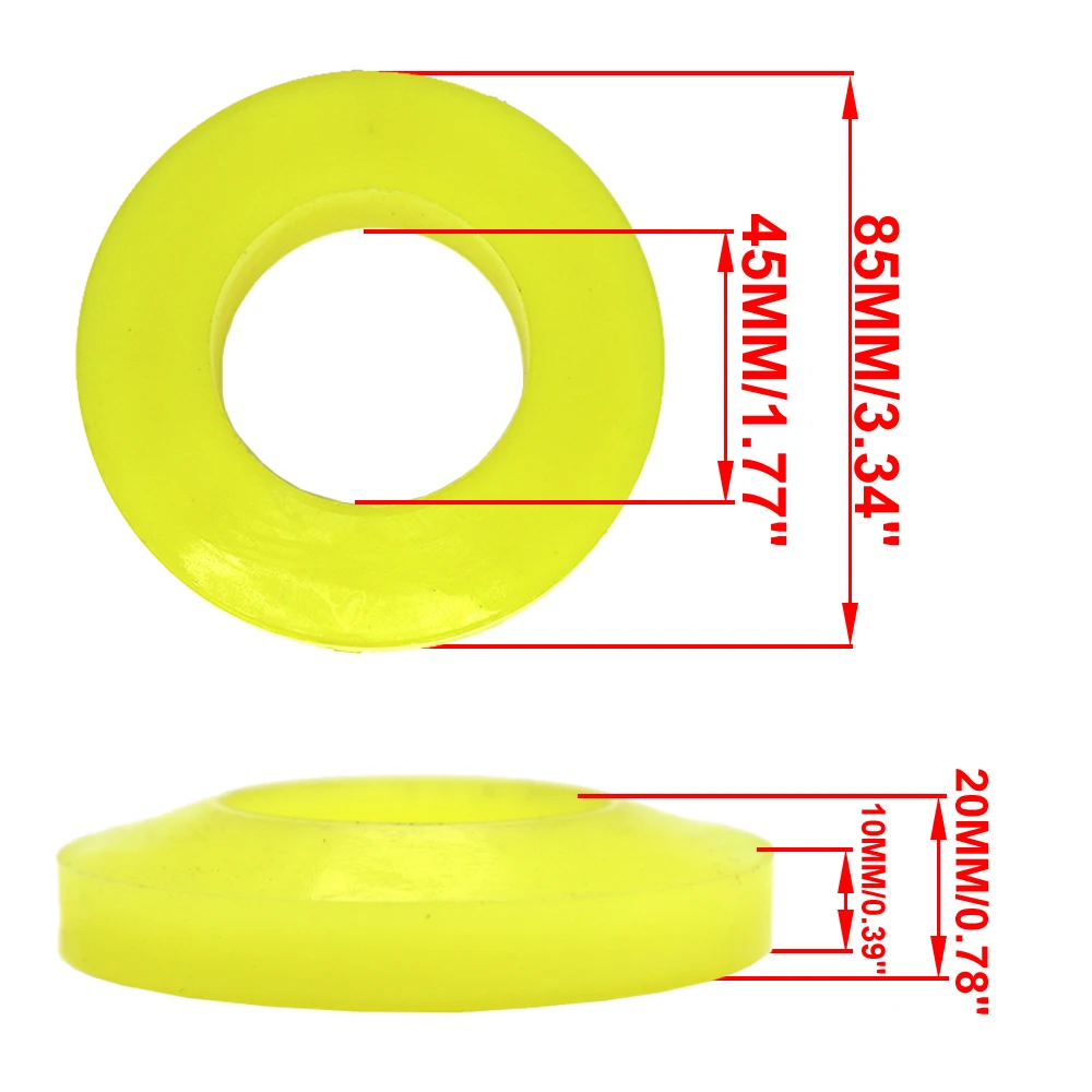 Strut Tower Mount Shock Absorber Shock Absorber Buffer Shock Absorber Protector Shock Absorber Cushion Shock Absorber Insulator Shock Absorbing Tower Parts 2Pcs Rubber Bushing Dampers For Universal Front Strut Tower Mount Buffer Shock Absorber Car Accessories Comfort Quite Ride Auto