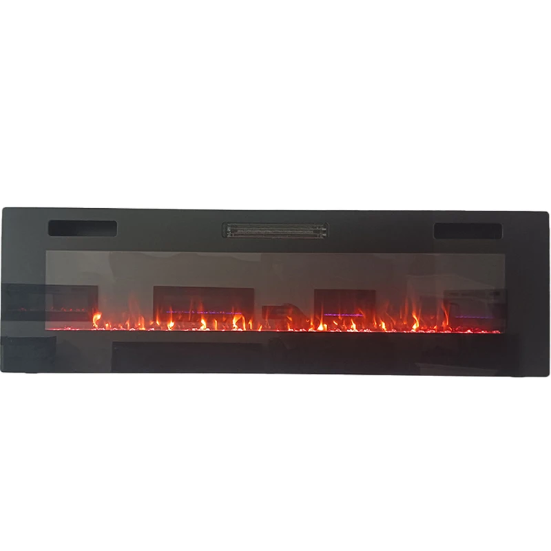 Modern 3-Sided Electric Fireplaces for & Hotels 40 50 60 72 80 90 100 Inch Furniture Wall Recessed