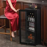 Bar à glace 135L/165L, petit réfrigérateur ménager, Commercial, salon, bureau, thé, boissons, vin, armoire 6